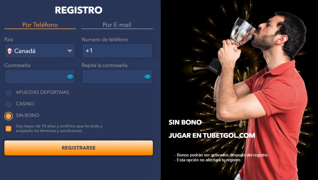 Cómo Registrarse en BetGol Perú